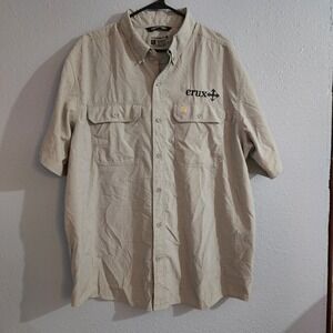 Carhartt Force Relaxed Fit Short‎ Sleeve Lightweight Button Down Shirt Men's XL